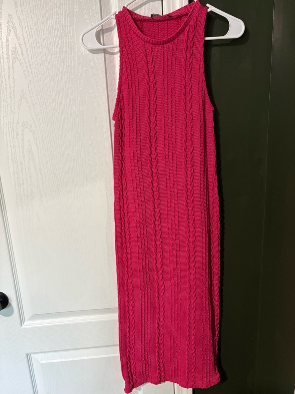 Small Hot Pink Zara Sweater Dress
